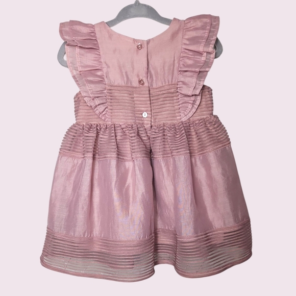 H&M Purple Ruffled Sleeveless Dress Size 6/9 Months +2 Items - Picture 2 of 5